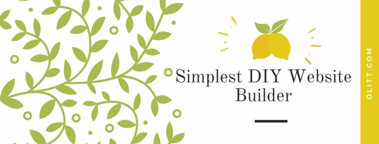 3 Free Simplest DIY Website Builder